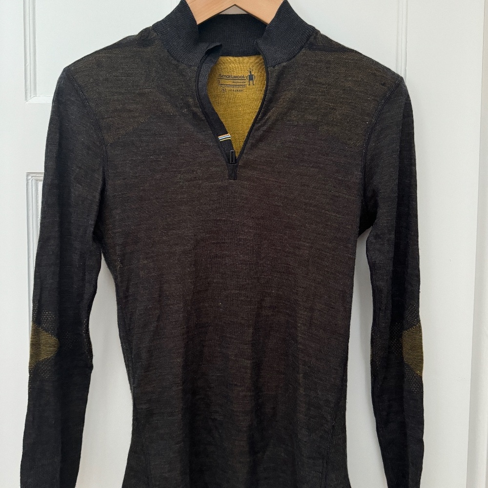 Smartwool Men's Intraknit Thermal Merino Base Layer 1/4 Zip (S)